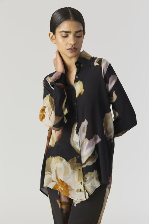 Viva fiori black co-ord set