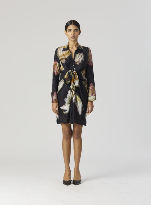 Viva Fiori black dress