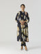 Viva fiori black pintuck kurta set