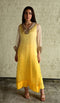 Waahida yellow kaftan with pants