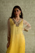 Waahida yellow kaftan with pants