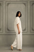 Wabi reverie ivory chanderi shirt with pants