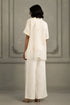 Wabi reverie ivory chanderi shirt with pants