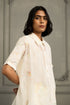 Wabi reverie ivory chanderi shirt with pants