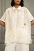 Wabi reverie ivory chanderi shirt with pants