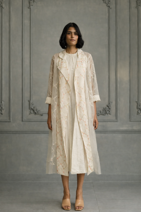 Wabi reverie ivory dress set