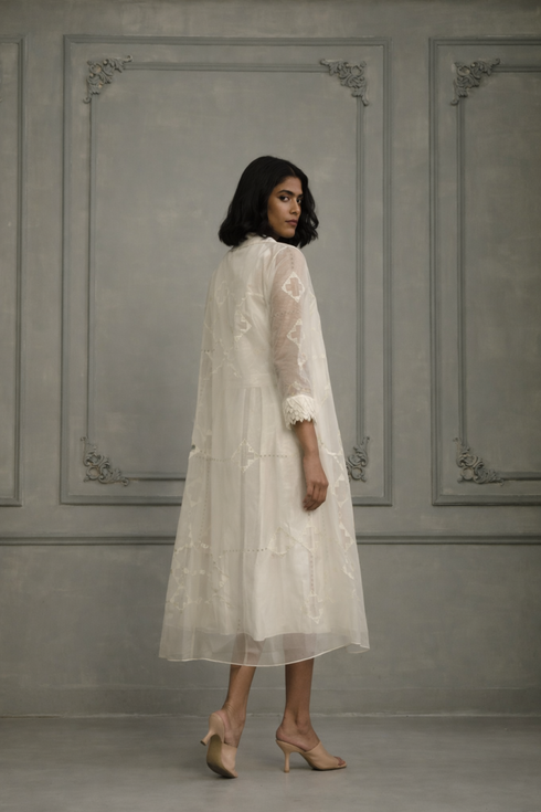Wabi reverie ivory dress set