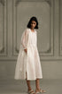 Wabi reverie ivory jacket with dress