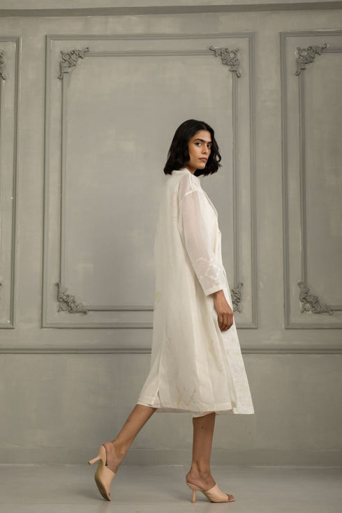 Wabi reverie ivory jacket with jumpsuit set