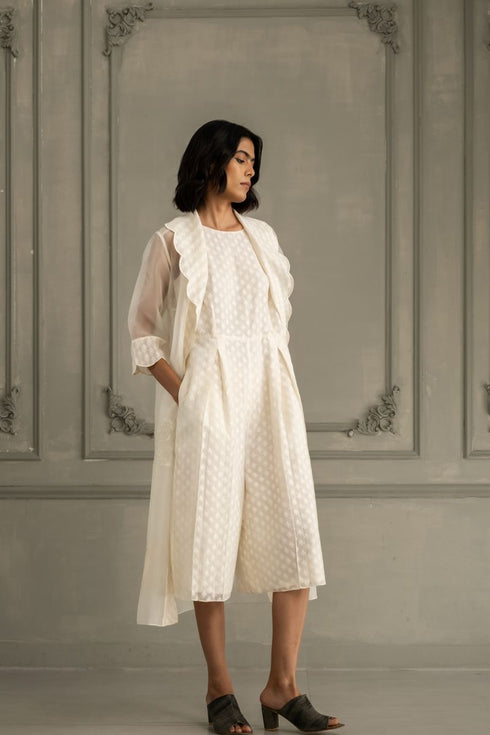 Wabi reverie ivory jumpsuit set