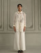 Wabi reverie ivory shirt with flared pants