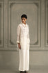 Wabi reverie ivory shirt with flared pants