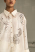 Wabi reverie ivory shirt with flared pants