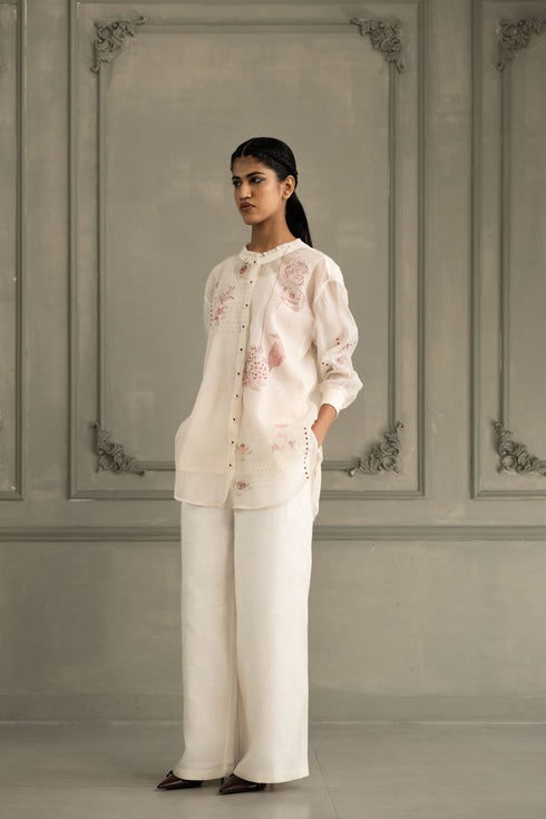 Wabi reverie ivory shirt with pants