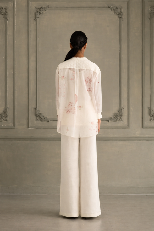 Wabi reverie ivory shirt with pants