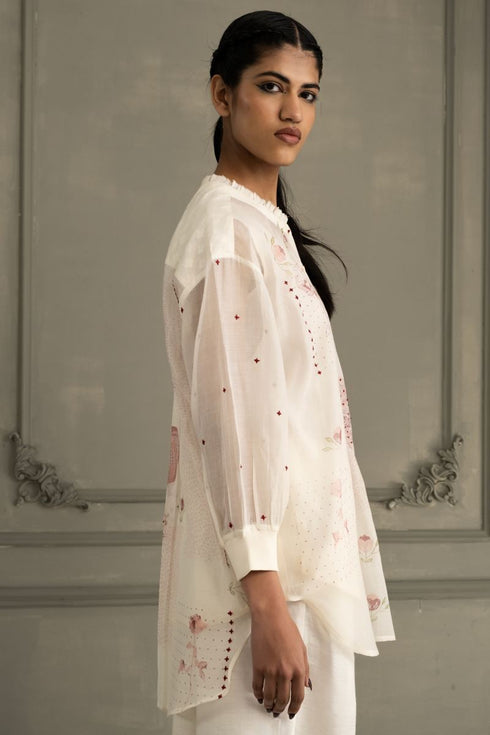 Wabi reverie ivory shirt with pants
