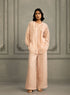 Wabi reverie old rose shirt with flared pants