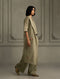 Wabi reverie sage green jacket set