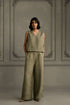 Wabi reverie sage green jacket set