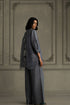 Wabi reverie stone blue shirt with flared pants