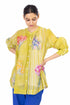 Weriene yellow floral top