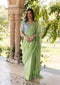 Whispering ivy green sari