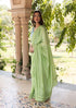 Whispering ivy green sari