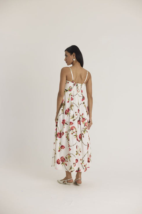 White rosita bralette dress