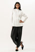 White strap detail shirt