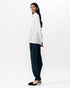 White strap detail shirt