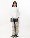 White tiki detail shirt