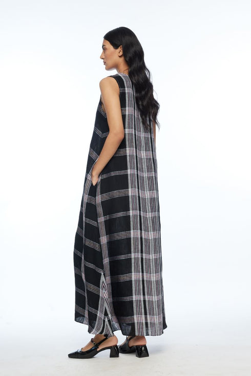 Xanthina black sleeveless dress