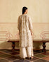 Zahara ivory and silver embroidered jacket