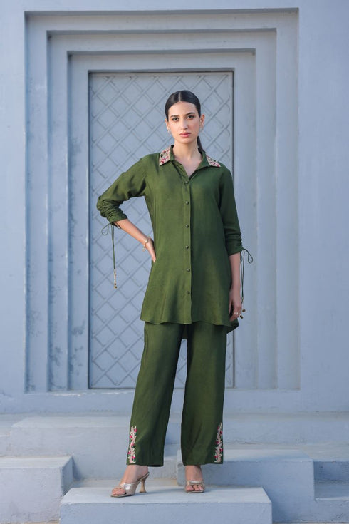 Zardozi collar co-ord set