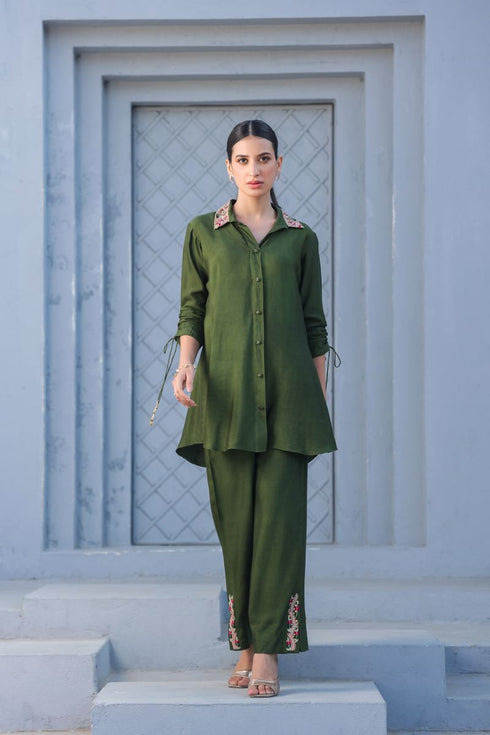 Zardozi collar co-ord set