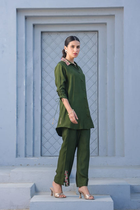 Zardozi collar co-ord set