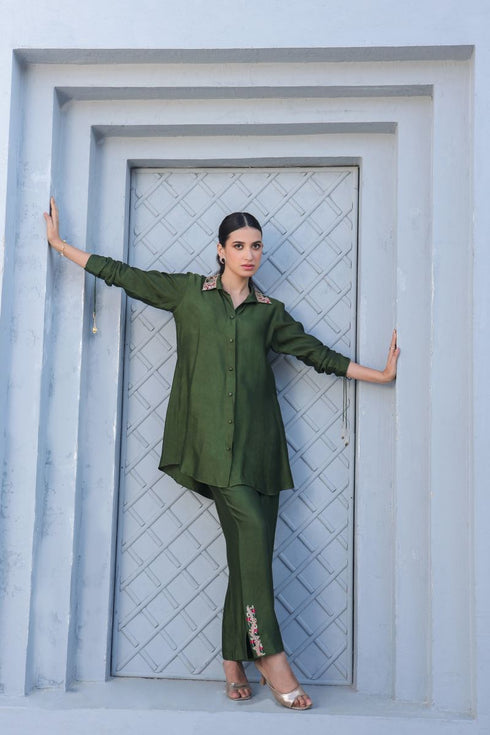 Zardozi collar co-ord set