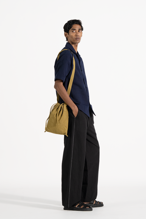 Zeus navy blue shirt