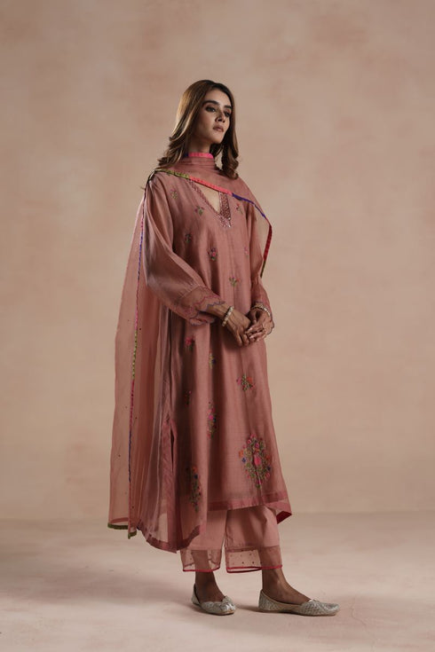 Zeya copper kurta set