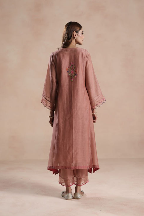 Zeya copper kurta set