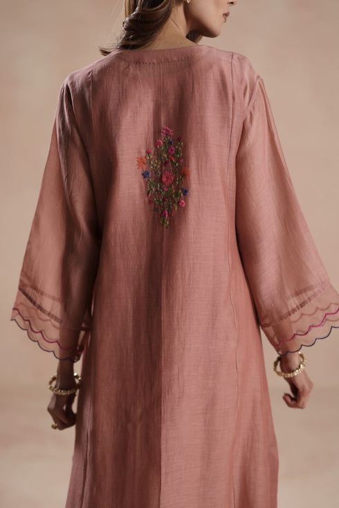 Zeya copper kurta set