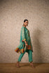 Zing sea green kurta with pants