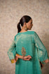 Zing sea green kurta with pants