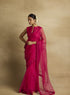Ziya hot pink sari set