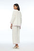 Zuvandica ivory oversize top
