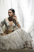 Aikeyah offwhite double layered lehenga set