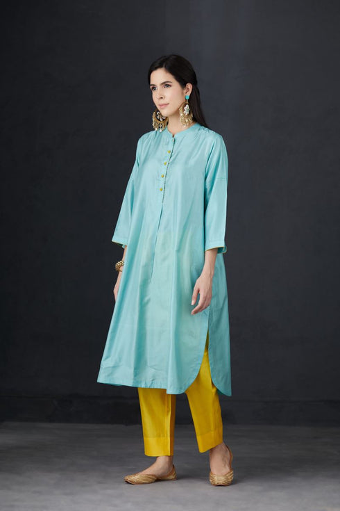 Brih aqua sun tunic trouser set