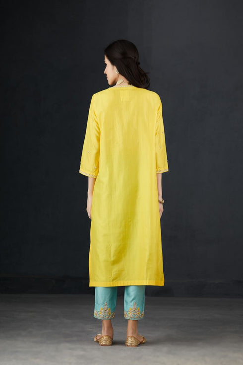 Brih sun aqua tunic trouser set