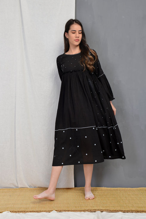 Black Charcoal Ella Dress