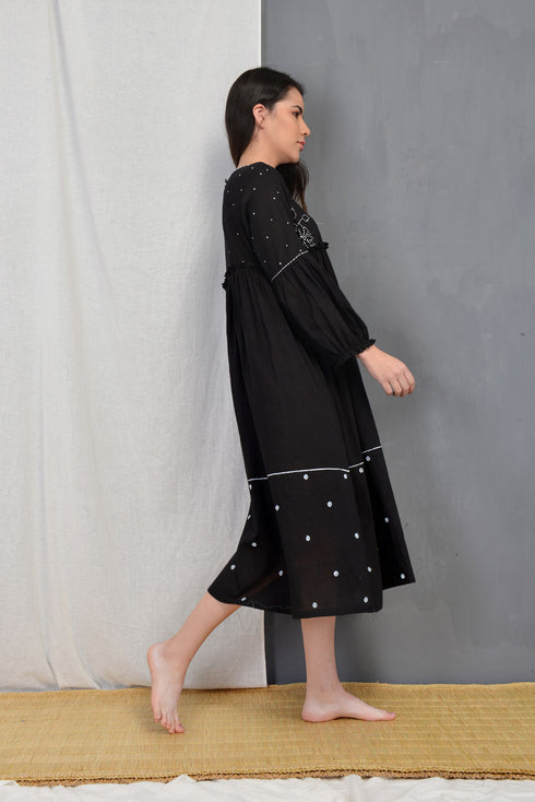 Black Charcoal Ella Dress